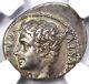 Augustus Ar Denarius Silver Octavian Coin 27 Bc 14 Ad Ngc Choice Xf (ef)