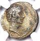 Augustus Ar Denarius Silver Octavian Coin 27 Bc Certified Ngc Choice Vf
