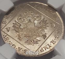 Austria Holy Roman Empire 1802-C 7 kreuzer NGC MS66 Top 1/0 unique coin