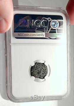 Authentic Ancient JEWISH WAR v ROMANS 68AD Yr3 JERUSALEM Coin AMPHORA NGC i70854