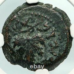 Authentic Ancient JEWISH WAR vs ROMANS 67AD Historical JERUSALEM Coin NGC i84786