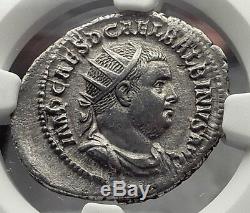 BALBINUS 238AD Rome Silver Antoninianus Authentic Roman Coin NGC XF Rare i58866