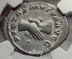 BALBINUS 238AD Rome Silver Antoninianus Authentic Roman Coin NGC XF Rare i58866