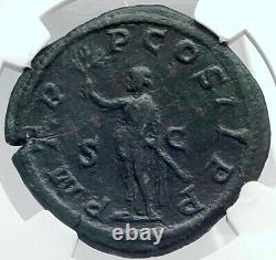 BALBINUS Authentic Ancient 238AD Rome Sestertius VERY RARE Roman Coin NGC i81777
