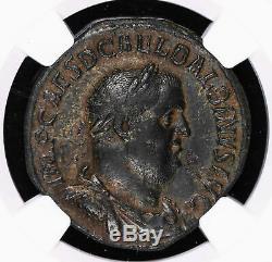 Balbinus 238 Ad Sestertius Ancient Roman Empire Coin Genius Of The Senate Ngc