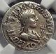 Bosporus King Rheskuporis Ii & Roman Elagabalus Electrum Ancient Coin Ngc I58600