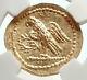 Brutus Julius Caesar Roman Assassin 44bc Ancient Greek Gold Coin Ngc Ms I71697