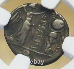 C. 99 Bc Silver Roman Republic Quinarius P. Vettius Sabinus Coin Ngc Very Fine