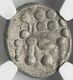 Celtic, Ancient Britain Durotriges 60-20 Bc, Roman Silver Bi Stater Coin, Ngc Vf