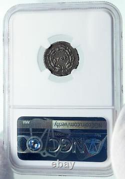 CIVIL WARS vs NERO Very RARE Galba Vindex Ancient Silver Roman Coin NGC i86400