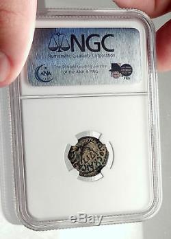 CLAUDIUS & AGRIPPINA Jr Ancient Roman Jerusalem ANTONIUS FELIX Coin NGC i70982