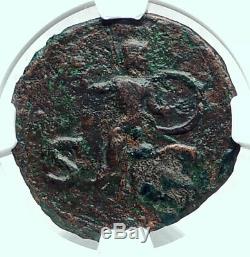 CLAUDIUS Authentic Ancient Rome Genuine Original Roman Coin MINERVA NGC i78432