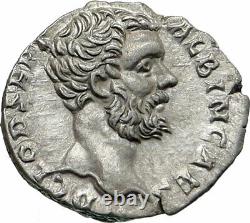 CLODIUS ALBINUS as Caesar Authentic Ancient 194AD Silver Roman Coin NGC i85699