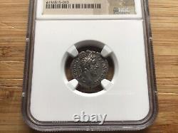 COMMODUS the GLADIATOR Emperor Ancient Silver 177-192AD Roman Coin NGC ChVF