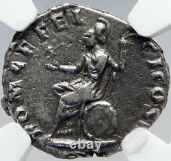COMMODUS the GLADIATOR Emperor Authentic Ancient Silver Roman Coin NGC i82914