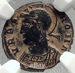 CONSTANTINE I the GREAT 330AD Romulus Remus WOLF Ancient Roman Coin NGC i69154
