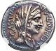 Cassius Longinus, (44-42 Bc) Ar Denarius Roman Imperatorial Coin Ancients