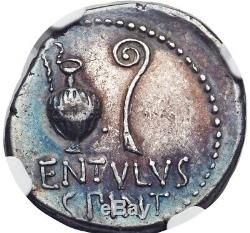 Cassius Longinus, (44-42 BC) AR denarius Roman Imperatorial Coin Ancients