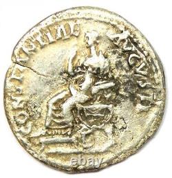 Claudius AR Denarius Silver Coin 41-54 AD Certified NGC VF (Certificate)