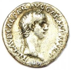 Claudius AR Denarius Silver Coin 41-54 AD Certified NGC VF (Certificate)