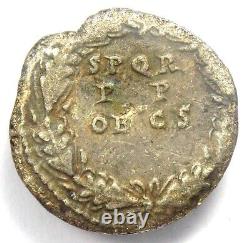 Claudius AR Denarius Silver Roman Coin 41-54 AD Certified NGC Choice VF