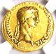 Claudius Av Aureus Gold Roman Coin 41-54 Ad Certified Ngc Choice Fine