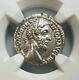 Commodus Roman Empire Ad 177-192 Ngc Au Silver Ar Denarius Angel Ancient Coin