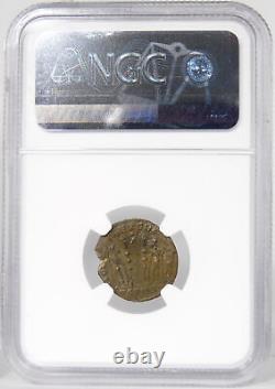 Constantine II. Epfig Hoard. RARE RIC R2. Soldiers WREATH. Cert. AU. Roman Coin