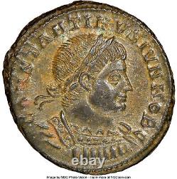 Constantine II NGC Choice AU son of the Great Soldiers Ancient Empire Roman Coin