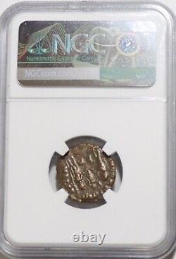 Constantius I Roman Emperor Ad 305-306 Coin Ngc Almost Uncirculated Lot #1370