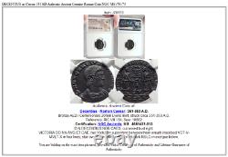DECENTIUS as Caesar 351AD Authentic Ancient Genuine Roman Coin NGC MS i70173