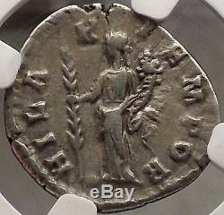 DIDIA CLARA April-June193AD Authentic Ancient Silver Roman Coin NGC XF EXT RARE