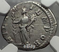 DIDIA CLARA DIDIUS JULIANUS daughter Silver Denarius Roman Coin RARE NGC i58296