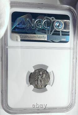 DIDIUS JULIANUS Very Rare Authentic Ancient 193AD Silver Roman Coin NGC i81822