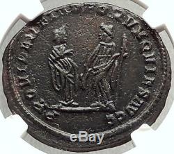 DIOCLETIAN Abdication Issue 305AD Ancient Roman Coin of London NGC AU i67623
