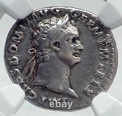 DOMITIAN Authentic Ancient 90AD Original Silver Roman Coin MINERVA NGC i81355