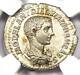 Diadumenian Ar Denarius Silver Roman Coin 218 Ad Certified Ngc Choice Au