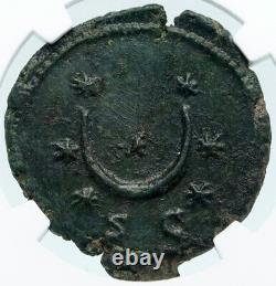 Diva FAUSTINA II Jr Marcus Aurelius Ancient Roman Coin MOON STARS NGC i86950