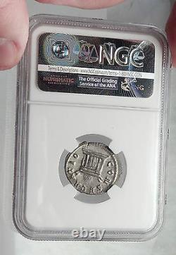 Divus ANTONINUS PIUS Consecratio RARE Silver Roman Coin Trajan Decius NGC i61921