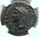 Divus Augustus 22ad Rome Altar Tiberius Authentic Ancient Roman Coin Ngc I60242
