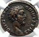 Divus Marcus Aurelius Authentic Ancient 180ad Roman Coin Eagle Ngc I82715