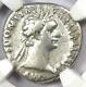 Domitian Ar Denarius Silver Roman Coin 81-96 Ad Certified Ngc Vf 5/5 Strike