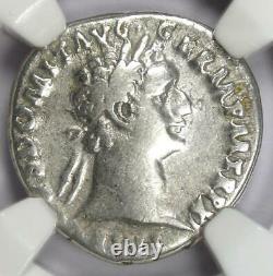 Domitian AR Denarius Silver Roman Coin 81-96 AD Certified NGC VF 5/5 Strike