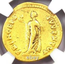 Domitian Gold AV Aureus Roman Ancient Coin 81-96 AD Certified NGC VG