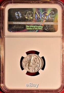 E-Coins Australia Severus Alexander AR Denarius NGC XF Roman Imperial coin