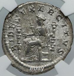 ELAGABALUS 218AD Rome Ancient OLD Silver Roman Double Denarius Coin NGC i88708