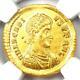 Eastern Roman Arcadius Av Solidus Gold Coin 383-408 Ad. Certified Ngc Choice Au