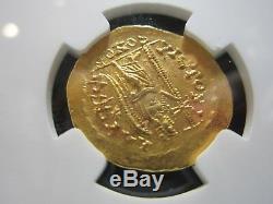 Eastern Roman Empire Leo I AD 457-474 AV Solidus (4.47g) NGC CH AU Gold Coin