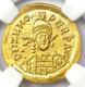 Eastern Roman Empire Zeno Av Solidus Gold Coin 474-491 Ad Ngc Ms (unc)