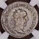 Emperor Trajan Decius Ancient Roman Empire Silver Antoninianus Coin Ngc Xf